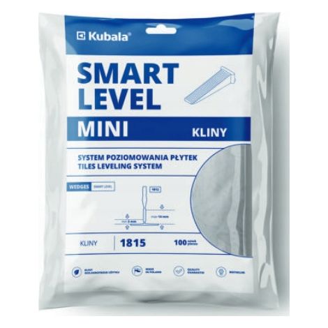 CUNEI KUBALA PER MINI PIASTRELLE SMART LEVEL 100 pz. 1815