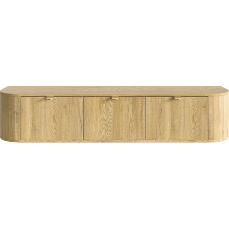 Selsey Coru - Meuble TV suspendu avec 3 abattants – 175 cm (1/5)