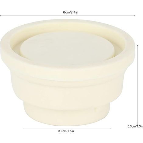 Lot de 4 bouchons universels en caoutchouc pour échelle de piscine, accessoires de rechange pour escaliers mécaniques sous-marins, blanc (1/4)