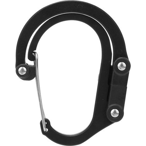 Mousqueton de connexion rapide rotatif en acier inoxydable 316 pour escalade et alpinisme 16x87mm (1/5)