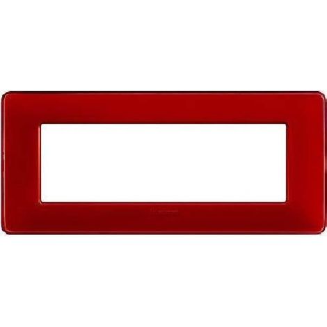 Bticino Matix Abdeckrahmen 6 Module Farbe Korallenrot AM4806CRD