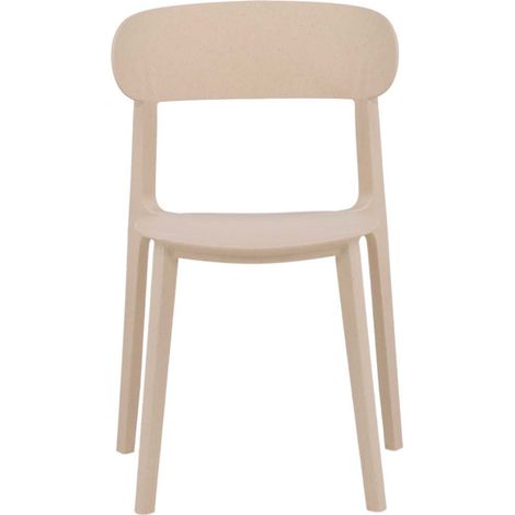 Åstol Esszimmerstuhl Kunststoff beige.