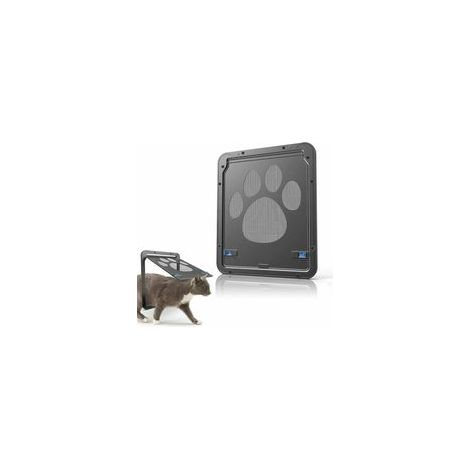 Chatière verrouillable 29 x 24 cm pour chat et chien, installation facile – (1/5)