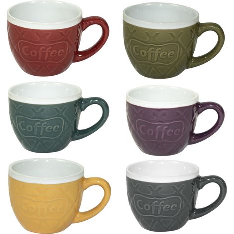 MAURY'S COFFEE SET DI 6 TAZZINE MULTICOLORE (1/4)