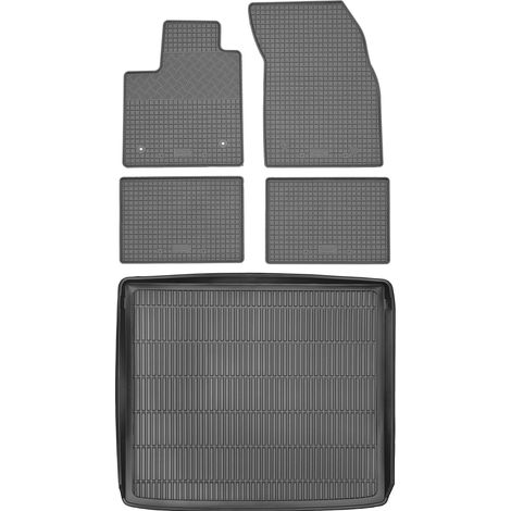 Juego de alfombrillas de goma para Ford Focus IV Kombi de 2018 + alfombrilla para el maletero. (1/5)
