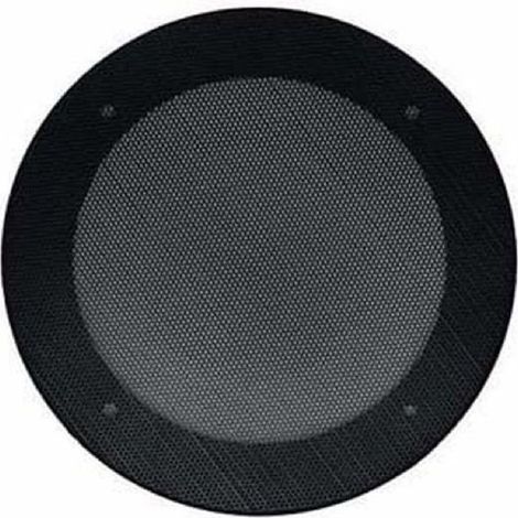 GRILLE HAUT-PARLEUR UNIVERSELLE D100 RONDE NOIRE -4217I- PAIRE