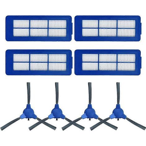 Pièces détachées compatibles Eufy G10 G30 : brosses latérales, filtres HEPA et kit d'accessoires d'entretien pour aspirateur robot. (1/5)