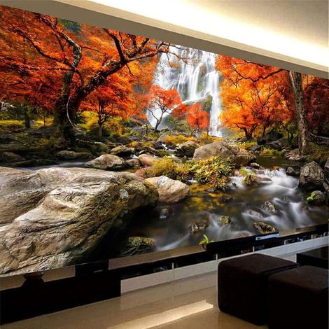 Diamond Painting Wasserfall 5D Natur XXL 100x40cm Wasserfälle 100x40cm (1/5)