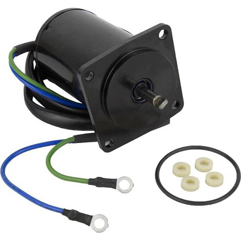 Moteur de levage pour moteur hors-bord de yacht 67F-43880-00, démarreur à couple élevé adapté aux Yamaha 75-100 CV, qualité d'origine, fournit une puissance de levage fluide et fiable. (1/3)