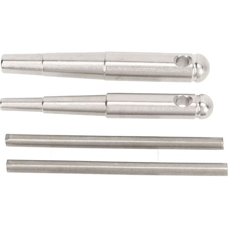 2-teiliges Trompeten-Zapfenschlüssel-Set mit Griff, Metall-Wartungsschlüssel-Set für die Reparatur von Posaunen, Waldhörnern und Blasinstrumenten (1/5)