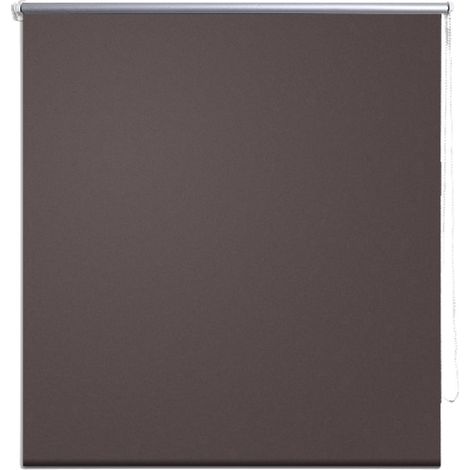 Estor opaco marrón 60 x 120 cm cortina de ventana protección visual persiana enrollable 4102134