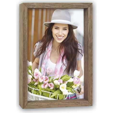 Cadre Photo Bois Brun 15 x 20 cm (1/2)