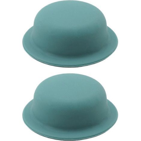 Lot de 2 couvre-boutons en silicone anti-brûlure pour couvercles de casseroles, compatibles avec toutes les poignées de casseroles.-7.00X7.00X3.00CM (1/2)