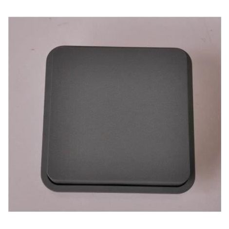 Placa de acabado Hager wippe 1fach gris toque único compatible