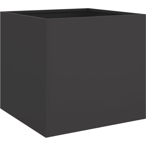 Jardinera acero negro 49x47x46 cm vidaXL