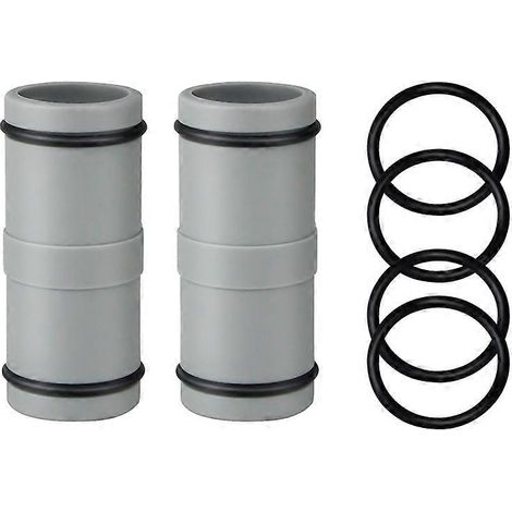 Lot de 2 raccords pour tuyau de piscine, tuyau de pompe de filtration, joint droit, accessoire de piscine, diamètre 1,25 pouce. (1/5)