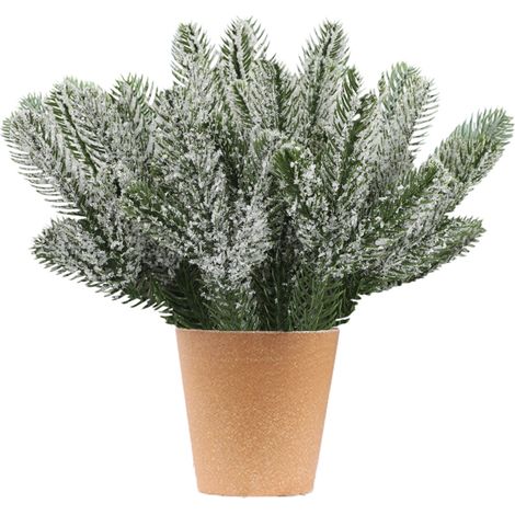 Ramitas De Pino Artificial - 10 2 X 2 5 Pulgadas - Para Coronas Navideñas Y Decoracion Del Hogar - 24 Unidades (1/5)