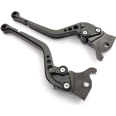Convient pour la modification de la moto Yamaha SMAX, réglage des freins en alliage d'aluminium, klaxon, freins à disque, leviers de frein ( argent 3) (1/5)