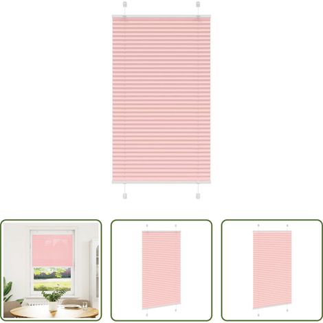 Sichtschutz - Plissee Rosa 70x100 cm Stoffbreite 69,4 cm Polyester (1/5)
