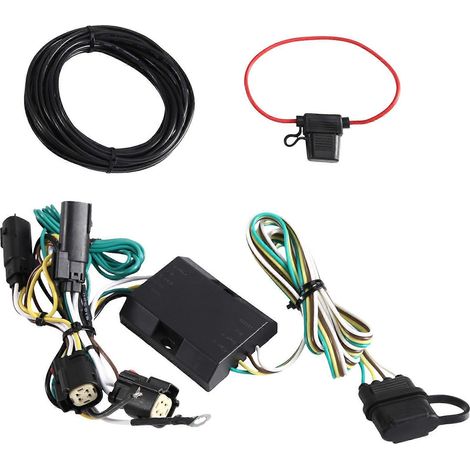Kit de connecteur à 4 broches pour faisceau de remorque C01SF02-C56327, compatible avec Jeep Grand Cherokee 2022-2025 et Cherokee L 2021-2025 (1/5)