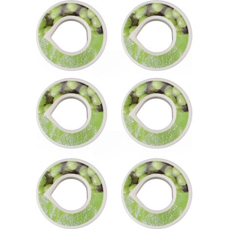 Lot de 6 pastilles aromatisantes pour bouteille d'eau, zéro sucre zéro calorie, arôme raisin vert, anneau parfumé pour boisson sport et salle de sport (1/5)
