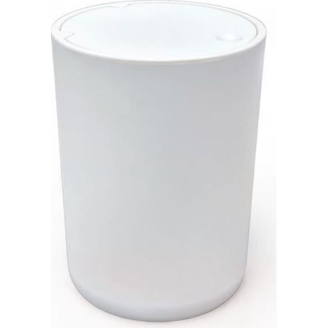 Badezimmer-Mülleimer - HEUTE - NUTZUNG - 8,5 L - Ø 21 x H 29 cm - Polypropylen - Weiß