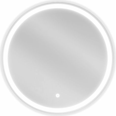 Mexen Gobi espejo de ba帽o iluminado, redondo 60 cm, LED 6000K, antivaho - 9801-060-060-611-00 (1/5)