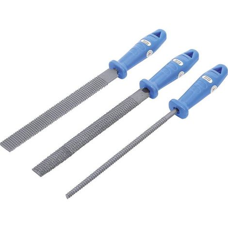 Jeu de Râpes pour Bois 3 pcs 200 mm - Acier, Ergonomiques et Précises - D-Work