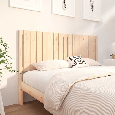 vidaXL Cabecero de cama madera maciza de pino 165,5x4x100 cm (1/5)