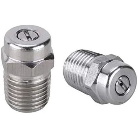 Embouts de buse de nettoyeur haute pression, remplacement pour nettoyeur de surface, balai à eau et nettoyeur de train de roulement, 4000 PSI, 1/4 pouce mâle NPT, 40 degrés (1/5)
