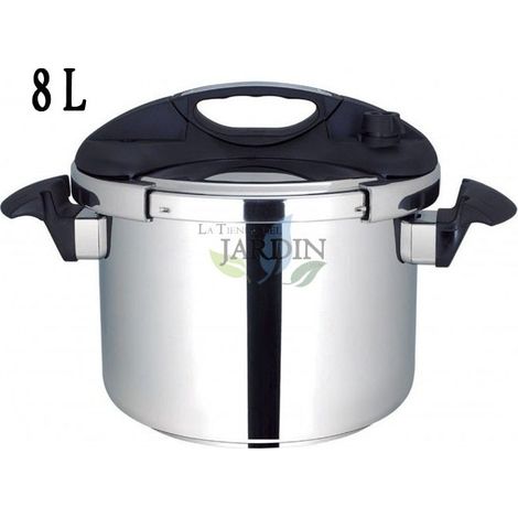 Autocuiseur Thulos 8 litres en acier inoxydable  Autocuiseur traditionnel  Marmite  Autocuiseur rapide