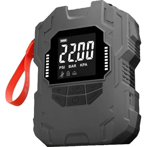 Elektrische Pumpe, 22 PSI, wiederaufladbarer Akku, Elektrische Pumpe grau (1/2)