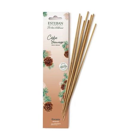 Esteban-Paris Bastoncini d’Incenso Cedro Selvatico