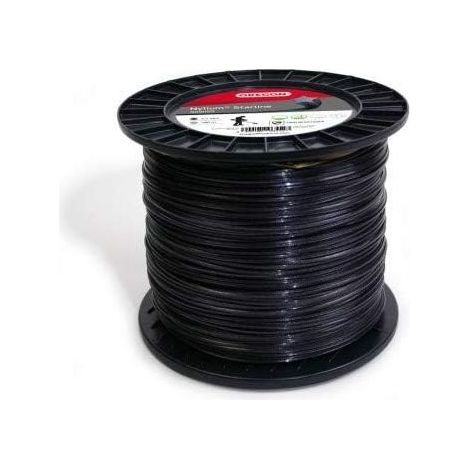 Hilo de desbrozadora Cuadrado Nylium Negro ø4.0mm/81m Oregon 581221