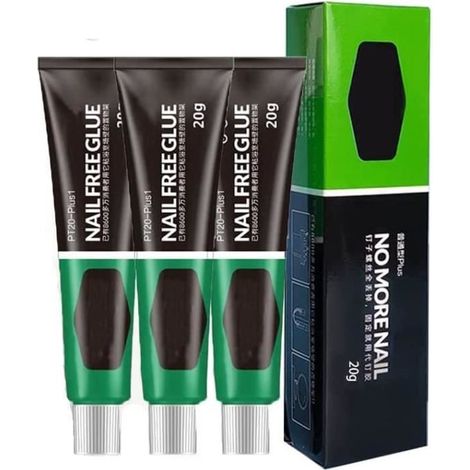 3Pcs All-Purpose Glue, Nail-Free Glue Adhesive Sealant,Colle Tout Usage, Super Colle Tout Usage, Mastic AdhéSif sans Clous (1/4)