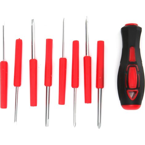 Ensemble combiné de tournevis multifonctions, kit d'outils à main 8 en 1 avec poignée (1/5)