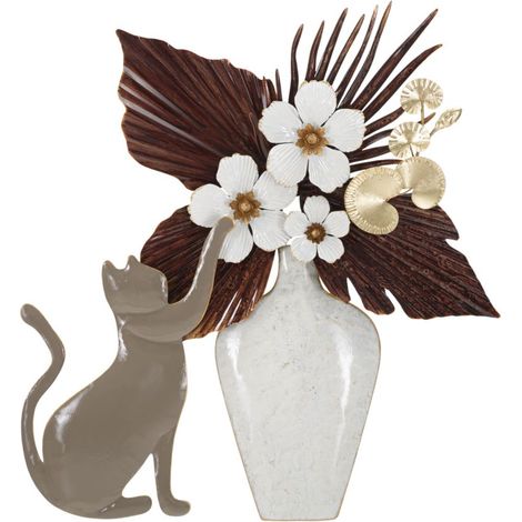 Panneau mural en fer Cat Cm 54,6 x 8,9 x 59,7 (1/5)