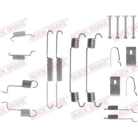 Kit d'accessoires, mâchoire de frein Quick Brake 105-0742 MAZDA