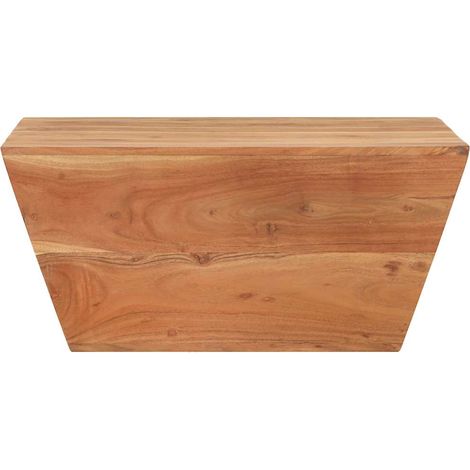 Maison Exclusive - Couchtisch V-Form 66x66x30 cm Akazie Massivhol (1/5)