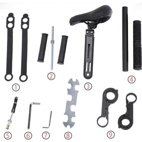 Siège vélo enfant NATRUTH avec fixation au guidon, siège avant pour vélo pour enfants de 2 à 5 ans (jusqu'à 22 kg), siège VTT enfant sûr et confortable, compatible avec tous les VTT