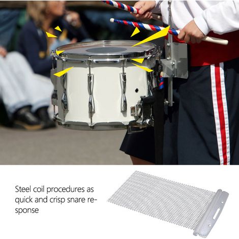 Fil d'acier semi-dessiné durable pour le remplacement des instruments de caisse claire pour enfants (30) (1/5)