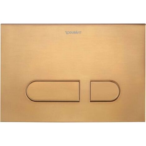 Duravit DuraSystem - Plaque de déclenchement, bronze brossé WD5001041000 (1/2)