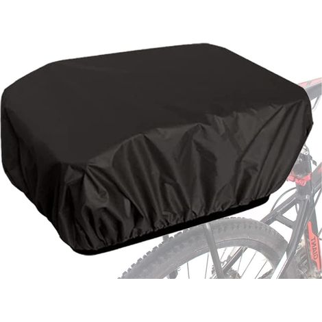 Juego de 2 piezas, funda para alforja de bicicleta, funda para cesta de bicicleta, pequeña y grande, funda para la lluvia, funda para alforja de bicicleta, lona, impermeable, a prueba de polvo y resis (1/5)
