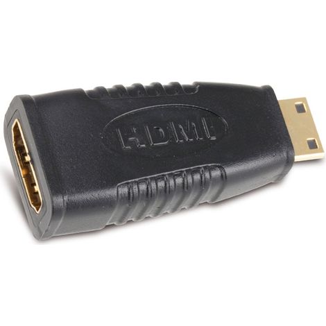 S-IMPULS HDMI-Adapter, Typ A Buchse/Typ C Stecker, schwarz