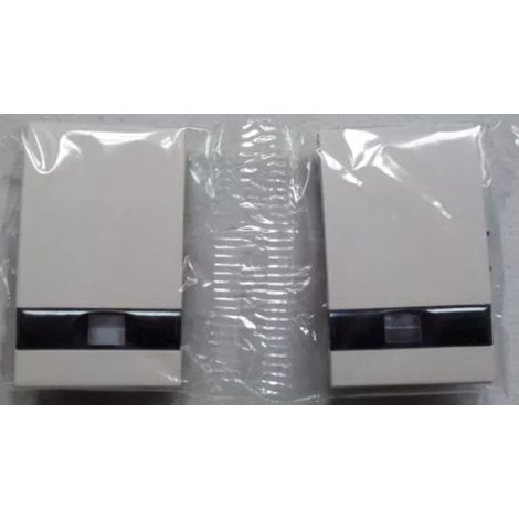 Legrand 085806 Sagane Beluga Doppelter Finger mit Kontrollleuchte
