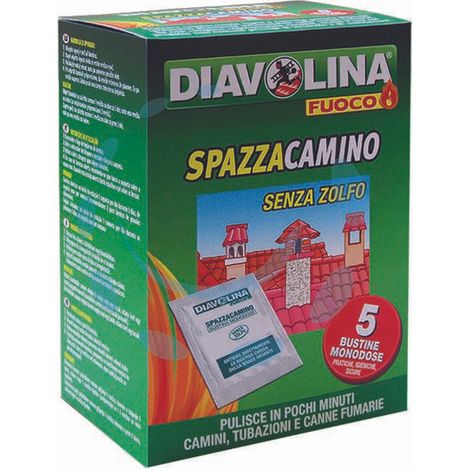 DIAVOLINA POLVERE SPAZZACAMINO