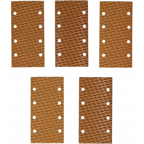 Carta vetrata anti-intasamento n. 80, 92x182 mm, con velcro, 5 pezzi (1/2)