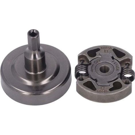 Accessoire pour débroussailleuse Kit d'embrayage et cloche d'embrayage pour Stihl FS38 FS40 FS45 FS50 FS55 FS70 et autres séries, pignon accessoire de débroussailleuse avec pièces de r (1/4)