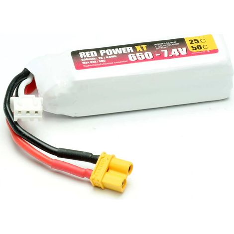 Red Power Pack de batterie (LiPo) 7.4 V 650 mAh 25 C Softcase XT30