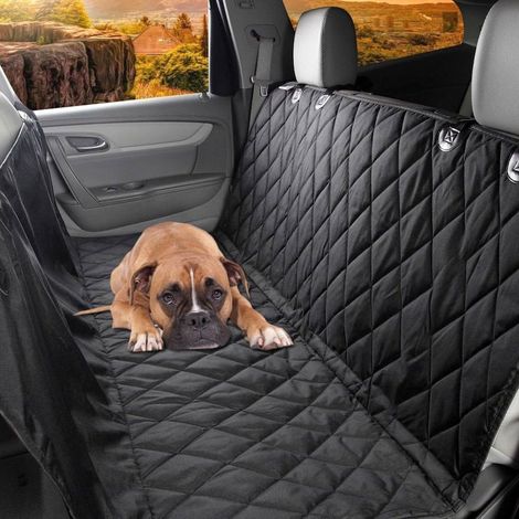 Tobaling Seat Cover Protector for Dog Cat Pets Car Rear Universal Size for All Universal SUV Truck Waterproof Non-Slip 147cm137cm